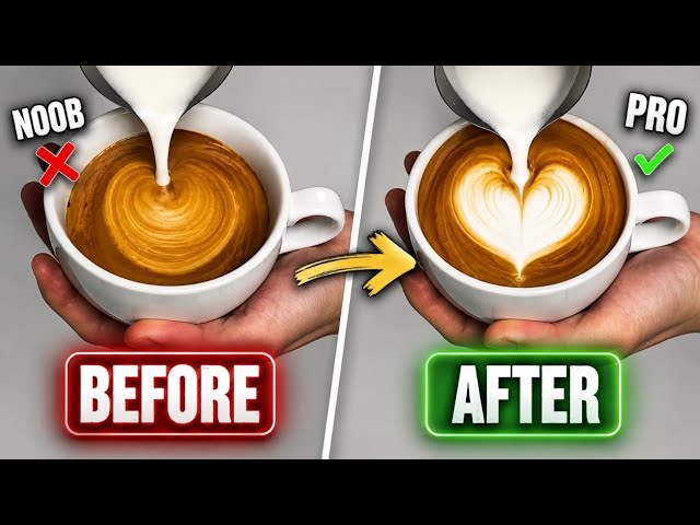 How to Make Perfect Latte Art ☕ | Easy Heart Coffee Art Tutorial   @abubakarsheikh4608