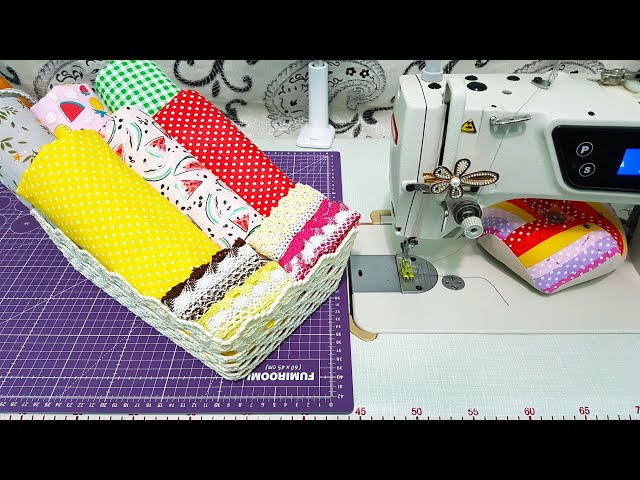 Are you tired of throwing away fabric scraps? We have a solution for you!