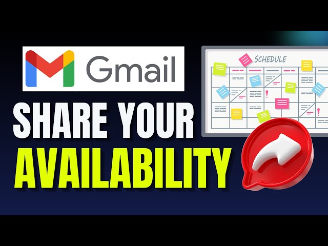 How To Share Availability And Add Meeting Times Within Gmail Messages