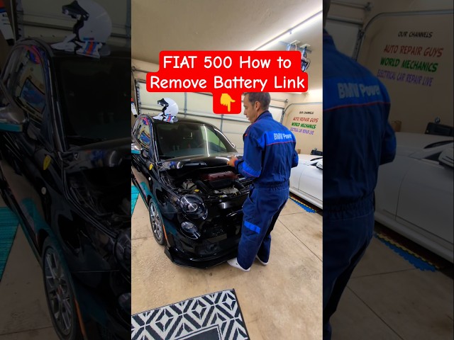 Link👉FIAT 500 ⚒️ How to Replacement  Battery👉#fiat #fiat500 #fiatabarth #abarth #easy #fix  #battery