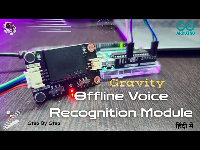 DFRobot Gravity Offline Voice Recognition Module with Arduino Uno. #dfrobot #voicerecognition