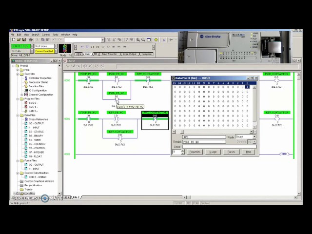 PLC Tutorial (Allen Bradley RS Logix) #3 (Forward Reverse Motor Control Open Loop)