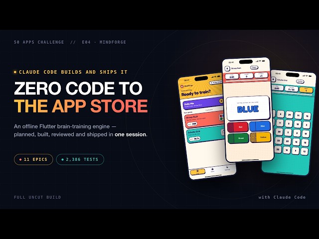 Claude Code: 50 Apps Challenge — Offline Brain Games