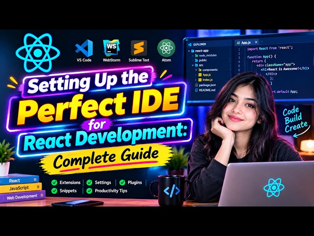 Setting Up the Perfect IDE for React Development: Complete Guide