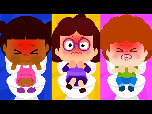 [Sing Along] The Poo Poo Song | Push Push~ Fun Kids Song | Animal Song | Nursery Rhymes & Kids Songs