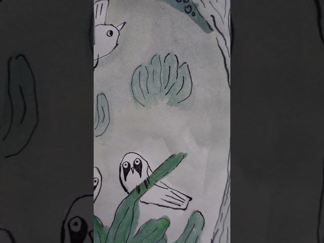 Birds sketching 🐤🕊️🦢🌿
