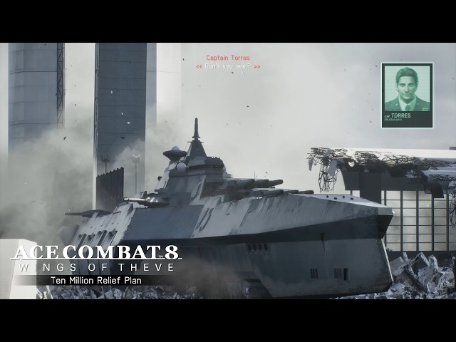 Ace Combat 8: Wings Of Theve | Land Battleship Xanthos, But the Captain is Torres