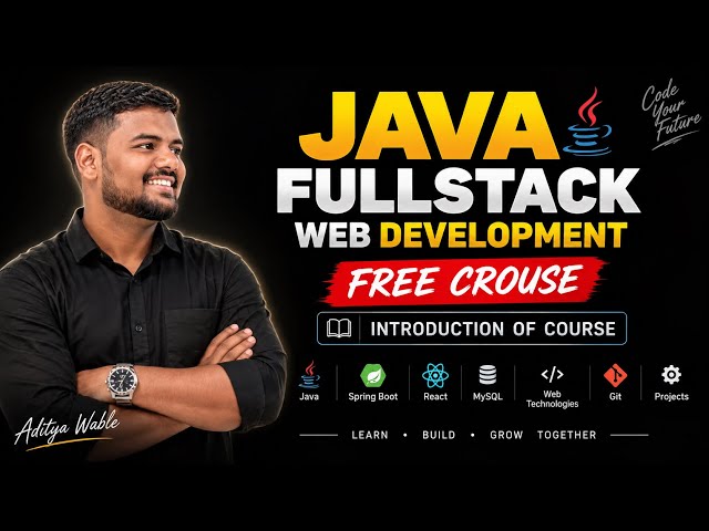 Java fullstack web development free couse @adityawable003 #viralvedio