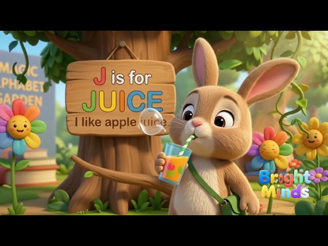 Learn English Alphabet A to Z with Barry the Rabbit 🐰✨ | Magic Alphabet Garden Complete Series