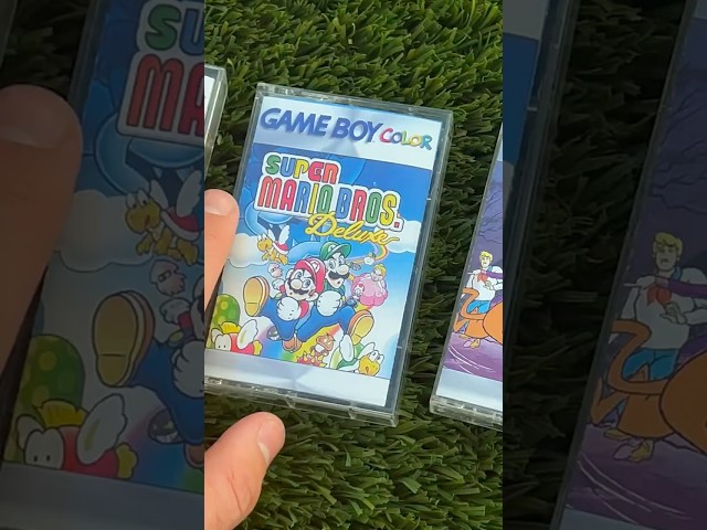 I made custom Gameboy Game cases out of old Cassette tapes!