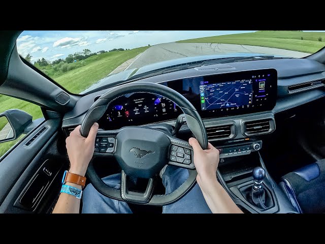 2024 Ford Mustang Dark Horse - POV Track Laps (Gingerman Raceway)