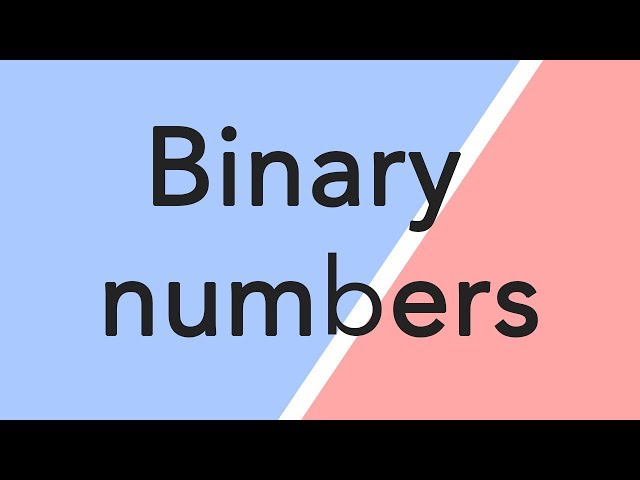 Binary numbers - FAST and SIMPLE!