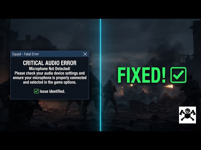 How to Fix Microphone Not Detected In Squad ✅
