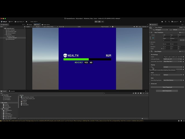 How to use Rive Files in UNITY 👾