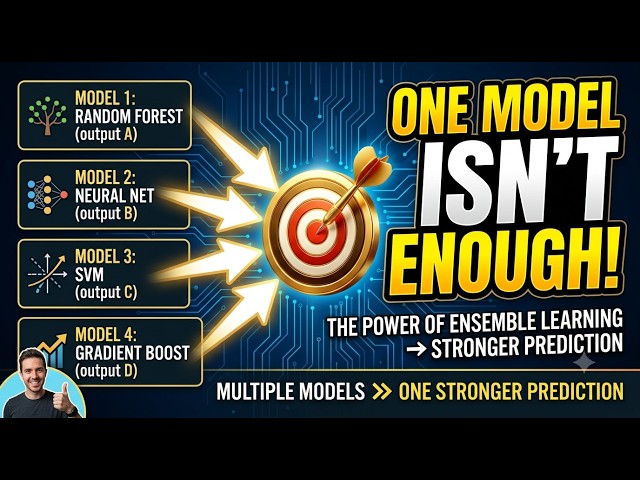 One Model Isn't Always Enough! | Ensemble Techniques in Machine Learning| Why Combining Models Works