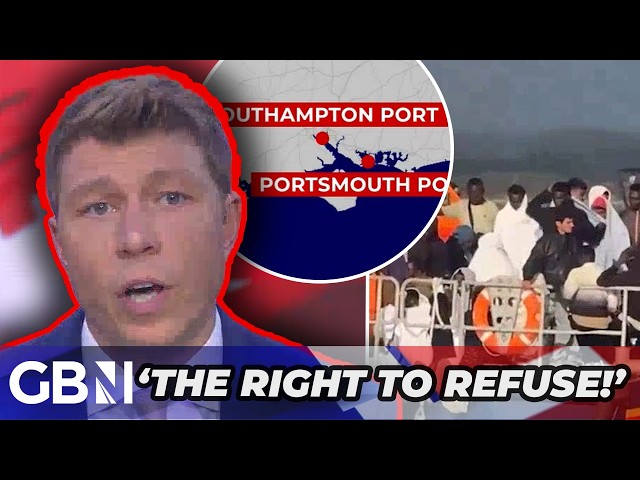 ‘Good for them!’ | Patrick Christys PRAISES British ports REFUSING to take illegal migrants