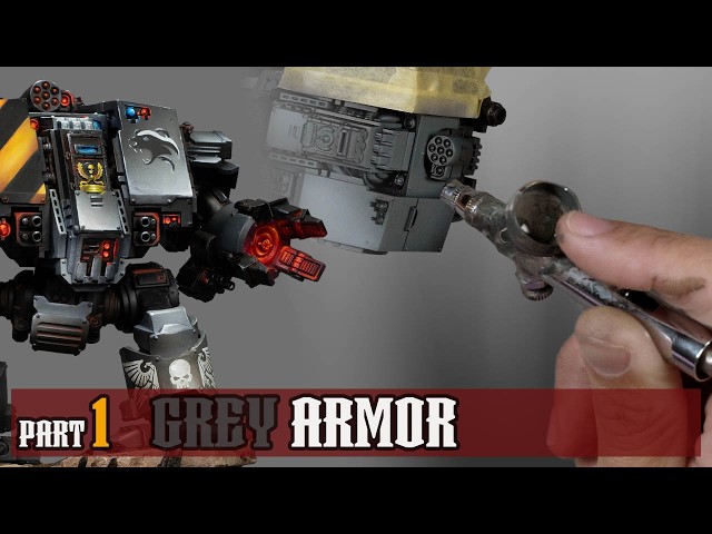Painting Grey Armor with airbrush – Part 1 | Space Marines