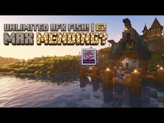 Let's Play Minecraft Ep.2 - Building the Ultimate AFK Fish Farm!