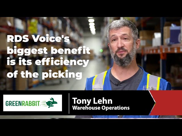 RDS Voice Picking System Increases Efficiency by Verifying Inventory Data