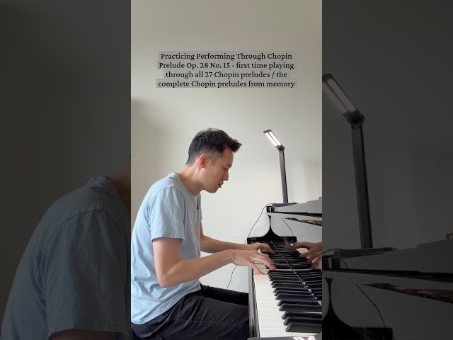 Piano Practice - Chopin Prelude Op. 28 No. 15 (6)  - 8/31/26 #pianolessonsonline