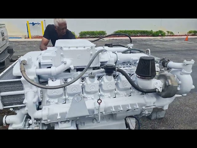 MTU 12V183 TE92, Marine Diesel Engine, 1000 HP @ 2300 RPM