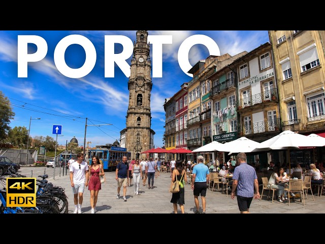PORTO Walking Tour 🇵🇹 This Is Real Porto | Clérigos, Cedofeita & Summer City Life 4K HDR