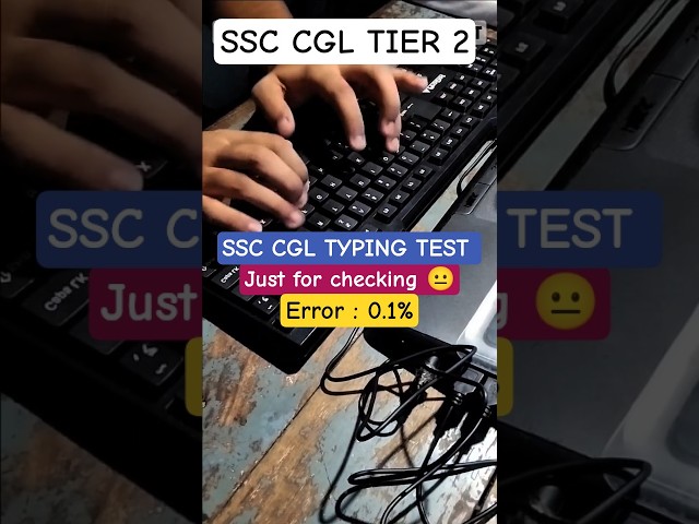 My SSC CGL Typing Test 🤯🤯 #ssccgl #ssc #cgl #motivation #typingpractice #study #cglwithayush