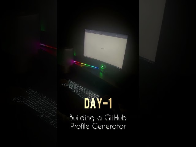 Building an GitHub Profile Generator