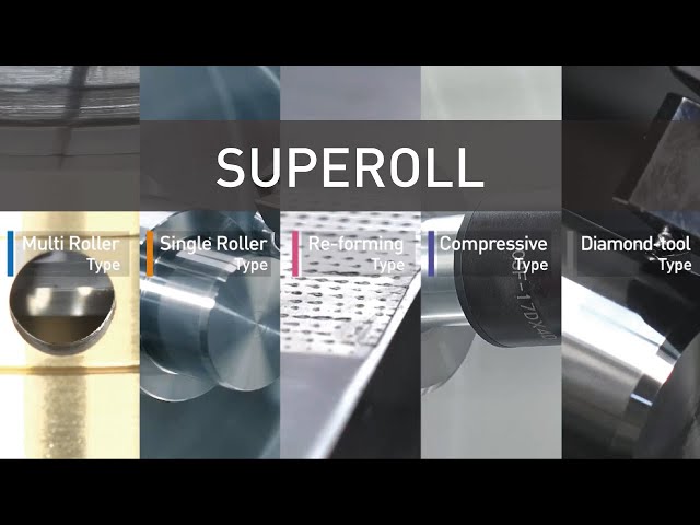 鏡面仕上げ工具「SUPEROLL series」
