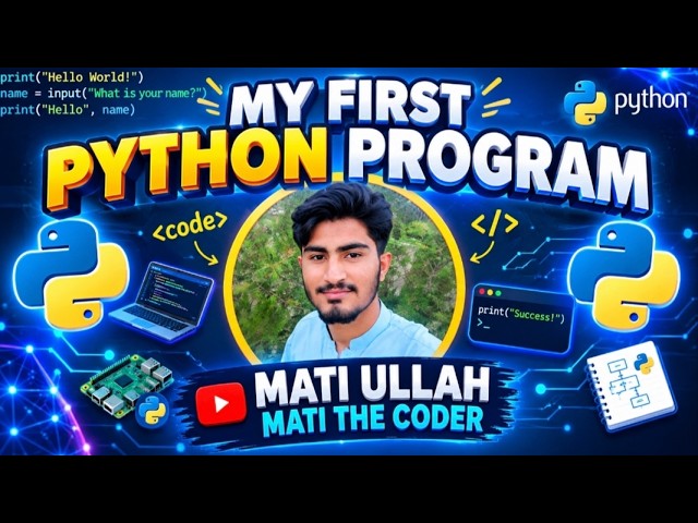 Lecture 3: My First Python Program 🐍 | Starting My Coding Journey