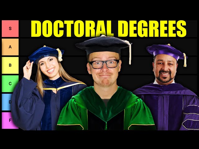 Doctoral Degree Tier List (Doctorate Degrees RANKED)