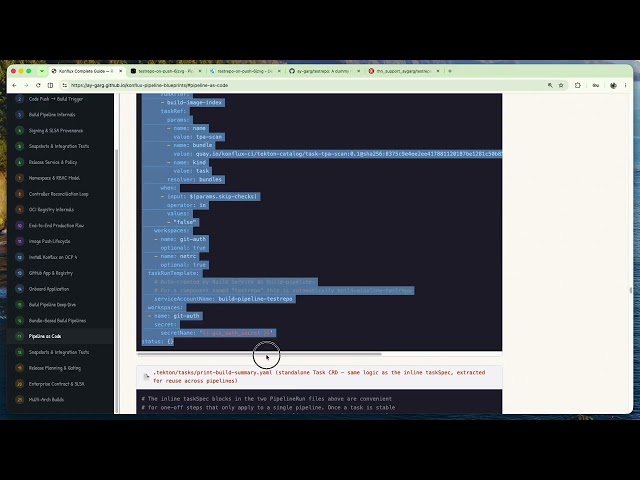 Pipelines as Code Internals | Webhooks, .tekton/ Files, CEL Filters & Template Variables