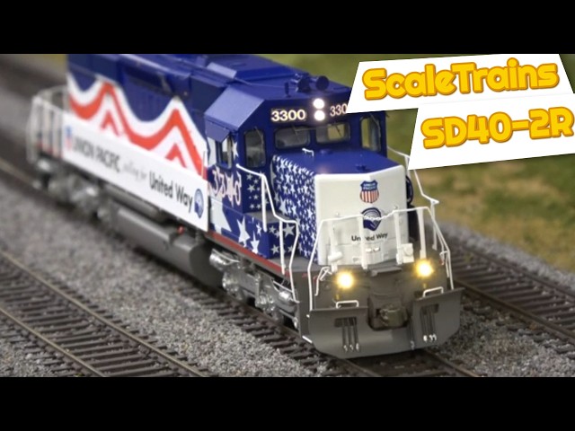 ScaleTrains HO Scale SD40-2R! Union Pacific United Way | ESU LokSound DCC & LED Lights