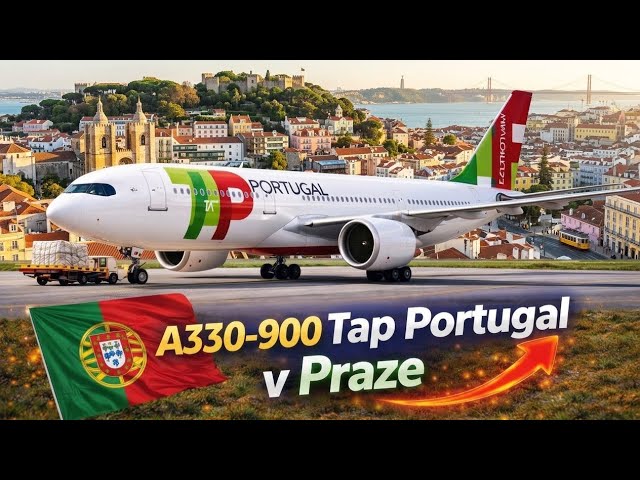 😳 TENHLE Airbus A330-900 v Praze běžně neuvidíš ✈️ (TAP Air Portugal)