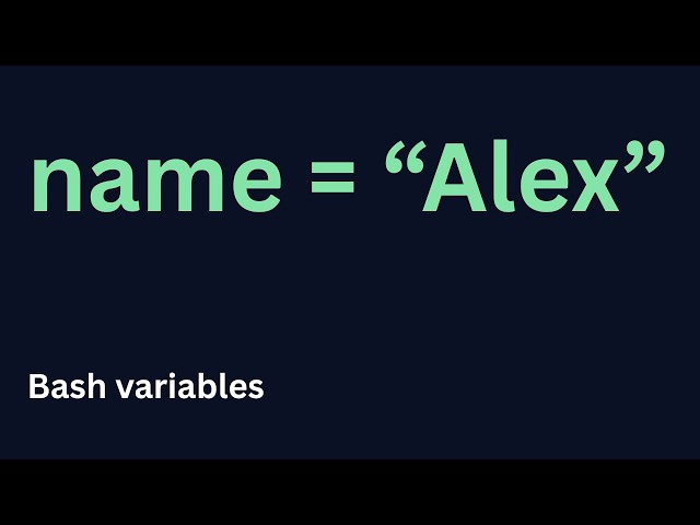 Bash Tutorial for Beginners #2: Variables Explained Simply