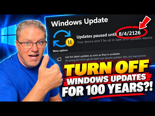 How I FINALLY Turned Off Windows Updates FOREVER!