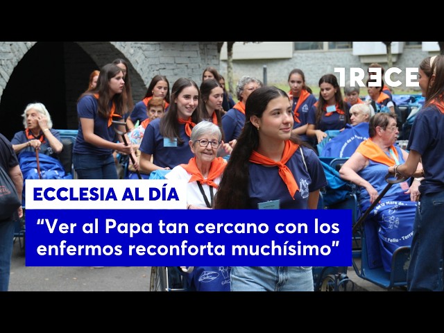 Luis and the Pope's closeness with the 'Hospitality of Lourdes Barcelona': "It is deeply comforting"