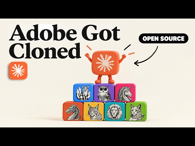 Someone Just Rebuilt Adobe for Free, and Claude Can Run Them All (7 apps tested)