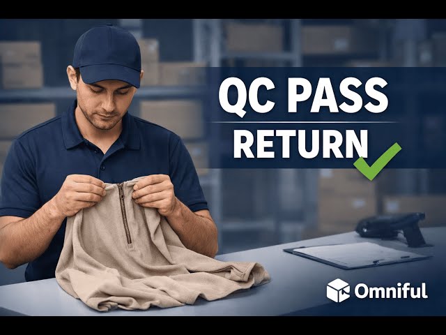 QC Pass Item Return Processing | Warehouse Return QC Workflow | Omniful WMS