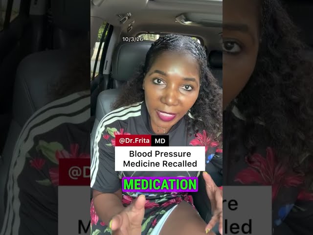 Blood Pressure Medication FDA Recall Hits 13,567 Bottles! Check Your Pills