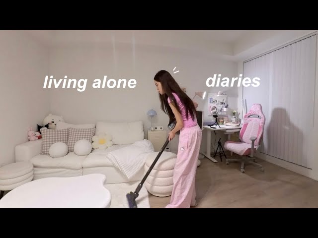 LIVING ALONE DIARIES (productive)🪽: organizing & cleaning my apartment, bts concert, making kimchi