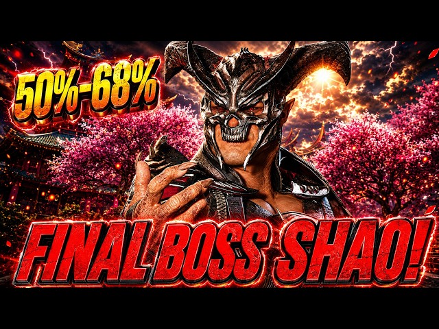 THIS FINAL BOSS SHAO KAHN TEAM IS OVERPOWERED! *50%-68%* (+RARE  JOHNNY CAGE 71% COMBO)
