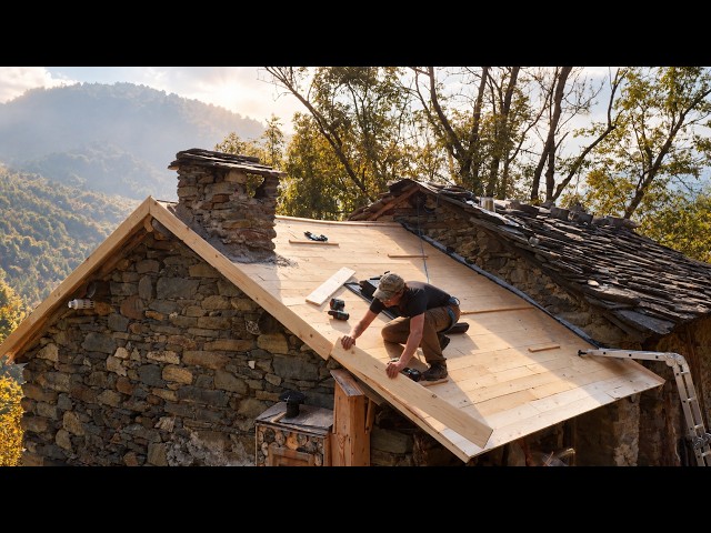 Restoring Our Old Cabin Roof | Nothing Is Straight | EP144