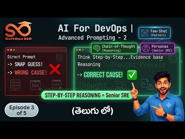 Advanced Prompt Engineering for DevOps | AI for DevOps (Few‑Shot, CoT, Personas) #promptengineering