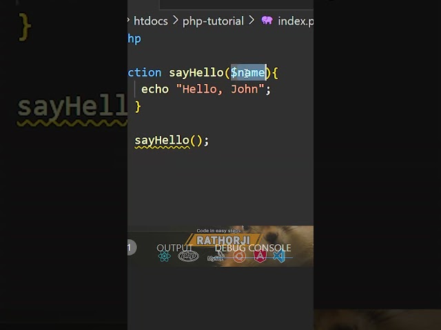 function in php