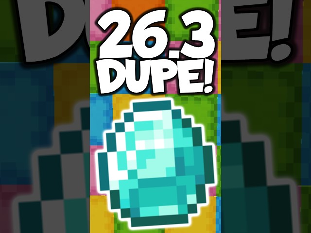 Minecraft Java 26.3 Multiplayer Any Item Duplication Glitch! (Patched)