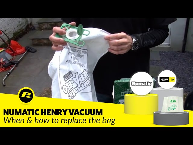 How to Replace Henry Bags in a Numatic Henry Vacuum Cleaner