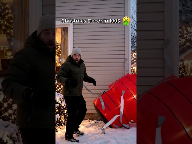 🎄 Christmas decor in 1995 🤮 vs. Christmas decor in 2026 ✨🎥            #christmas