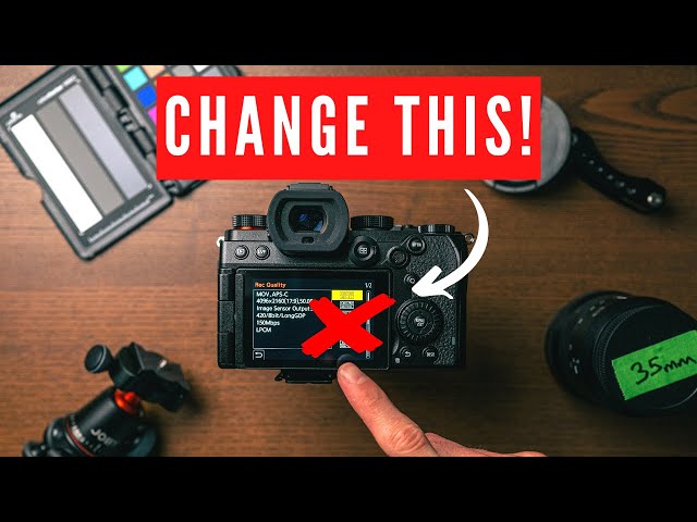 How to setup the Panasonic Lumix S5 for Video | BEST VIDEO SETTINGS