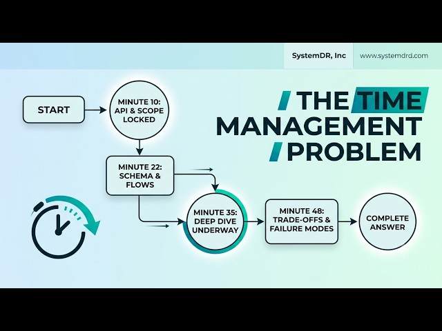 Why You Run Out of Time in System Design Interviews  #systemdesign #roadmap #timemanagement